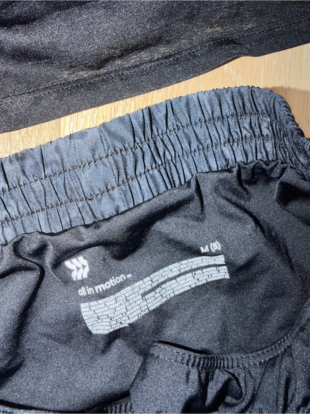 Girls Black Athletic Shorts and tank top - Picture 2 of 5